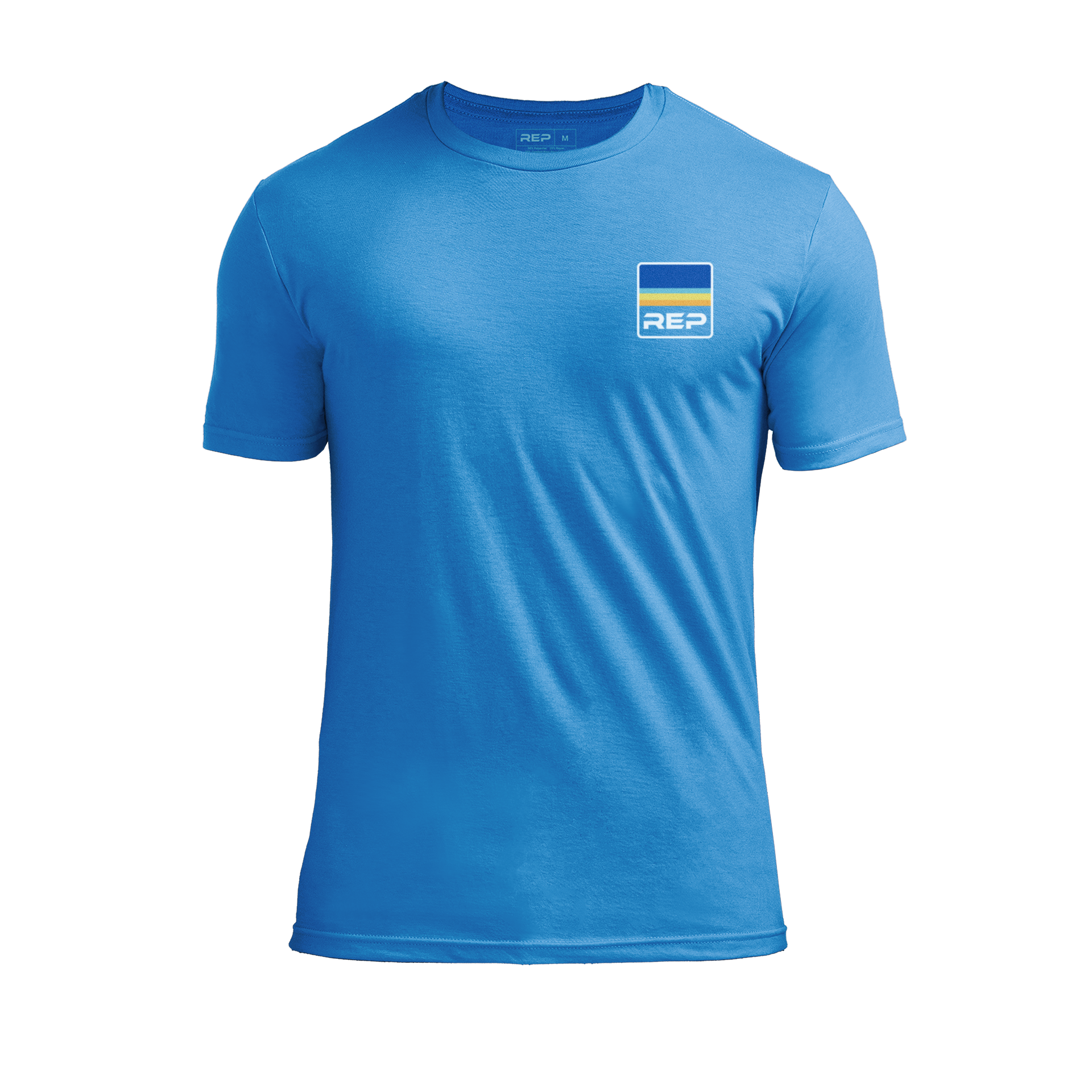 Rise Tri-Blend Crew T-Shirt - Heather Royal/Blue / X-Small
